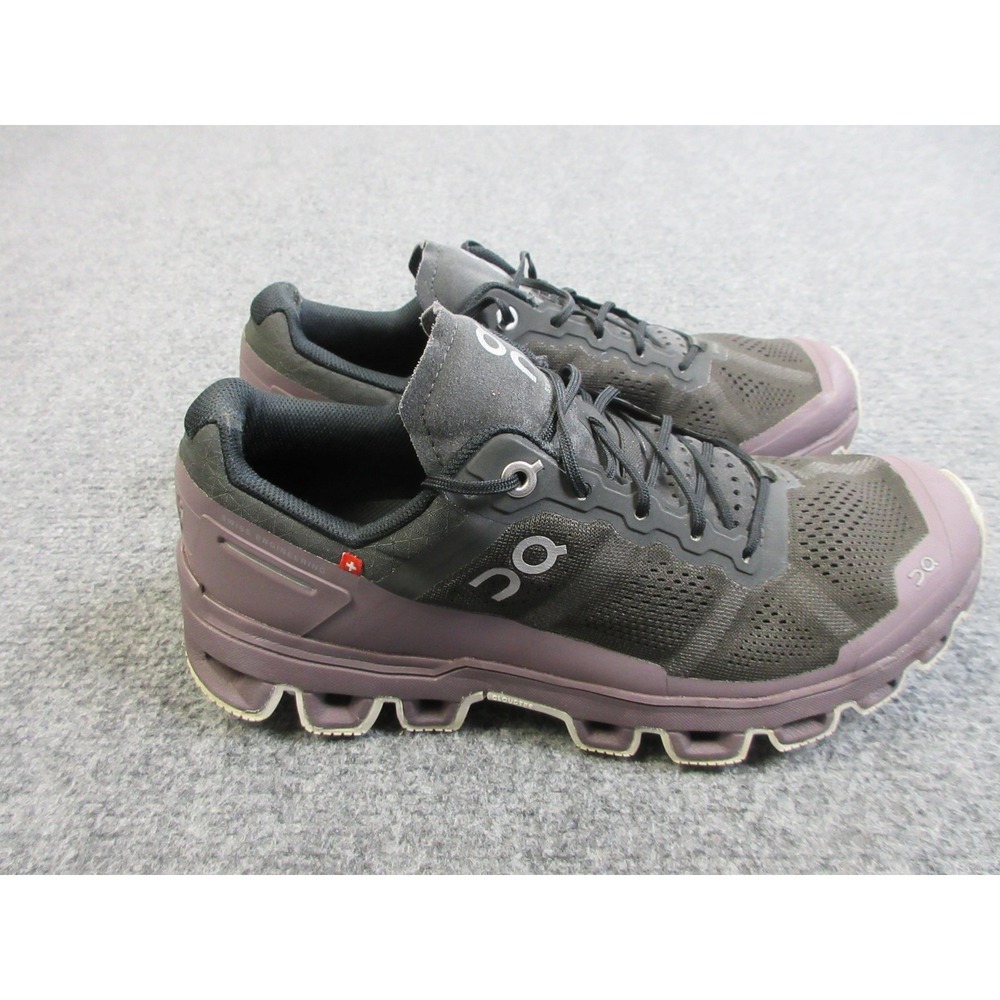 On Cloudventure Shoes Womens Size 8 Black Trail Running CloudTec Athletic